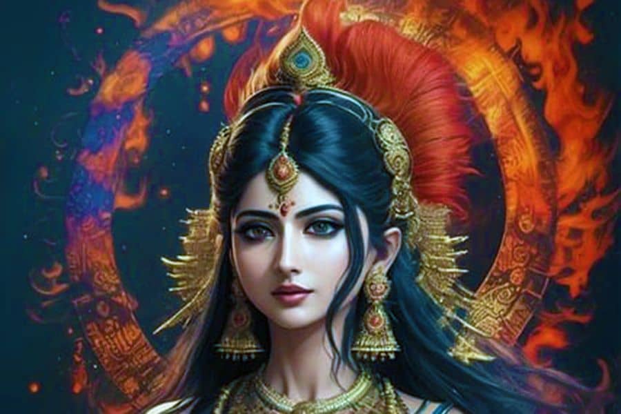 la diosa Lakshmi